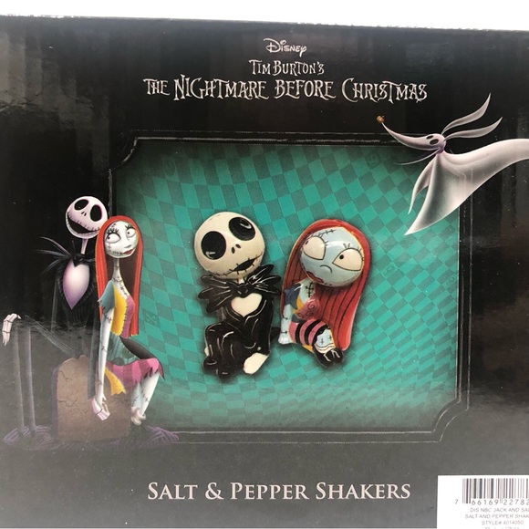 Jack/Sally Salt & Pepper Shakers NWT - Picture 2 of 8